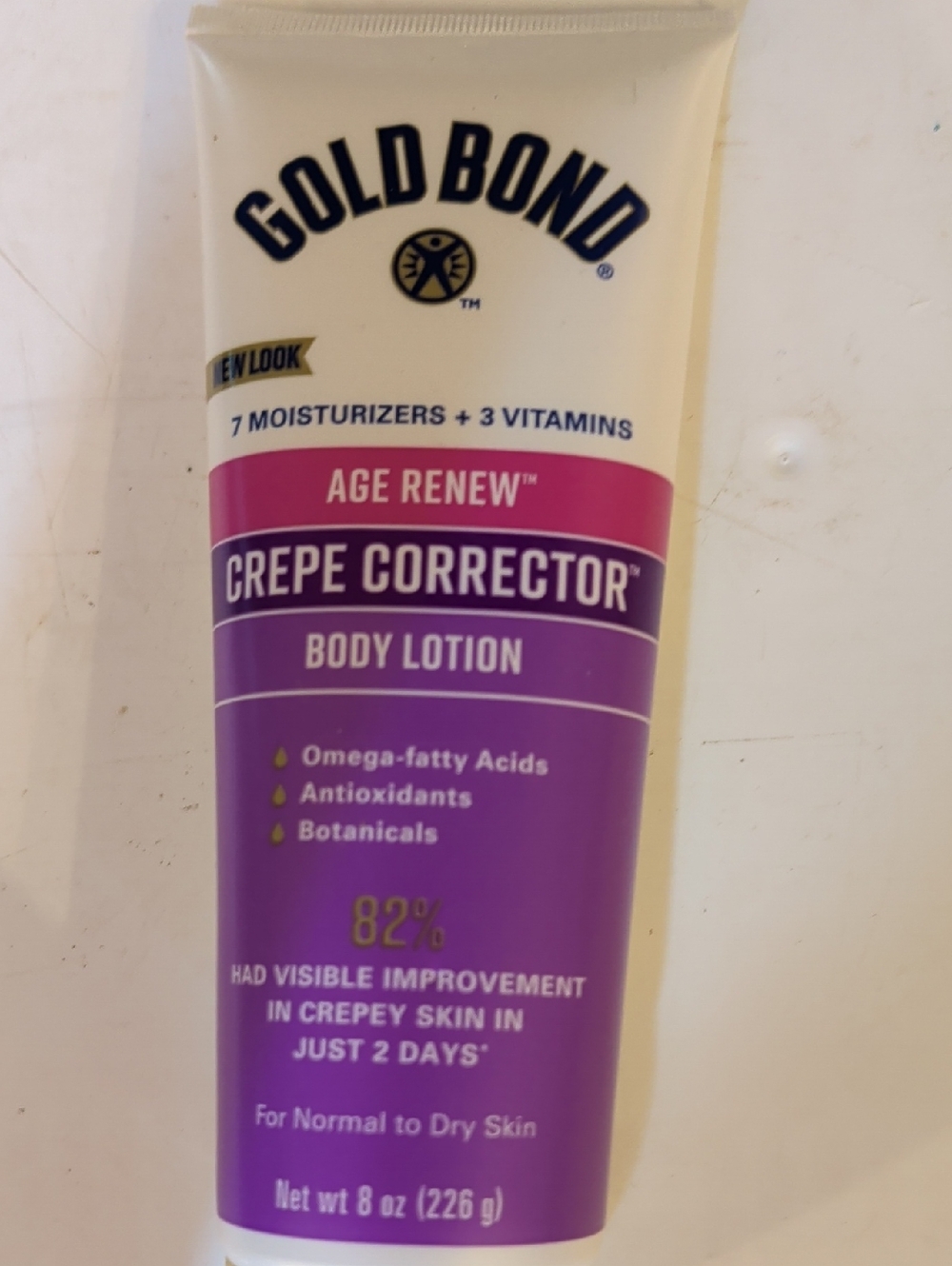 Gold Bond Age Renew Crepe Corrector Body Lotion - Purple